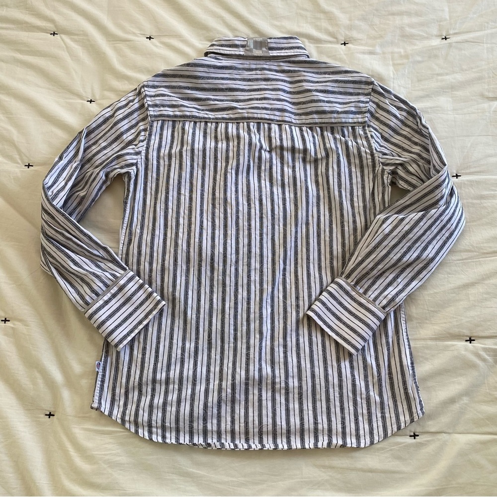 2009 JOHN LENNON IMAGINE SHIRT Yoko Ono Bag One Long Sleeve Striped Sz Small - Picture 6 of 11